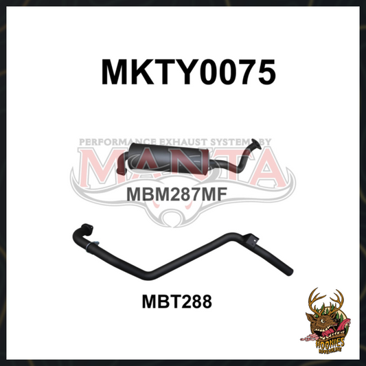 Manta Performance - Toyota Landcruiser HZJ80 4.2L 1HZ Diesel Exhaust