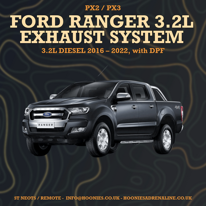 Manta Performance - Ford Ranger PX2 PX3 3.2L Diesel CRD 2016 - 2022 Exhaust System
