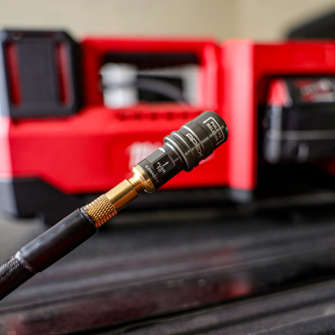 APEX DESIGN USA - High Flow Push On Chuck - Direct Connect to Milwaukee and Others