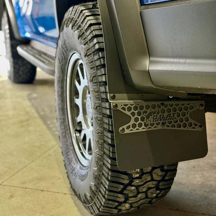 G.O.A.T Offroad Next Gen Ranger Raptor Stealth Mudflaps - Off-Road Mud Protection Upgrade