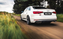 Audi S4 B9 Sport Diff without Brace Bars - Non-Resonated Cat Back with Polished Trims