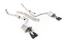 Audi S8 D4 Quattro - Non-Resonated (Louder) Cat-Back Exhaust System with Cerakote Black Trims