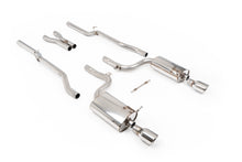 Audi S4 B6 - Non-Resonated (Louder) Cat-Back Exhaust System with GT100 Trims