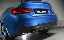 BMW 4 Series F32 428i Manual - Non-Resonated (Louder) Cat-Back Exhaust System with Polished Trims