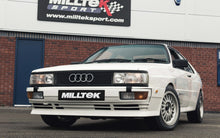 Audi Coupe UR Quattro 10V - Non-Resonated (Louder) Downpipe-Back Exhaust System with Titanium OEM-Style Tips