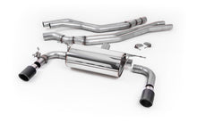 Non-Resonated (Louder) Race Cat-Back Exhaust System with Carbon Jet 90 Trims