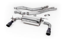 Non-Resonated (Louder) Race Cat-Back Exhaust System with Cerakote Black GT-90 Trims