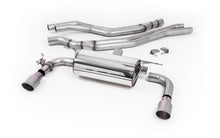 Non-Resonated (Louder) Race Cat-Back Exhaust System with Titanium GT-90 Trims