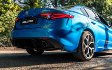 Alfa Romeo Giulia 2.0T Veloce - Non-Valved &amp; Non-Resonated (Louder) Cat-Back Exhaust System - Uses OE Trims