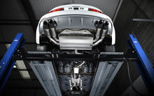 Audi S3 8V/V.2 - Non-Valved &amp; Non-Resonated (Louder) Cat-Back Race Exhaust System with Quad Round Cerakote Black Trims