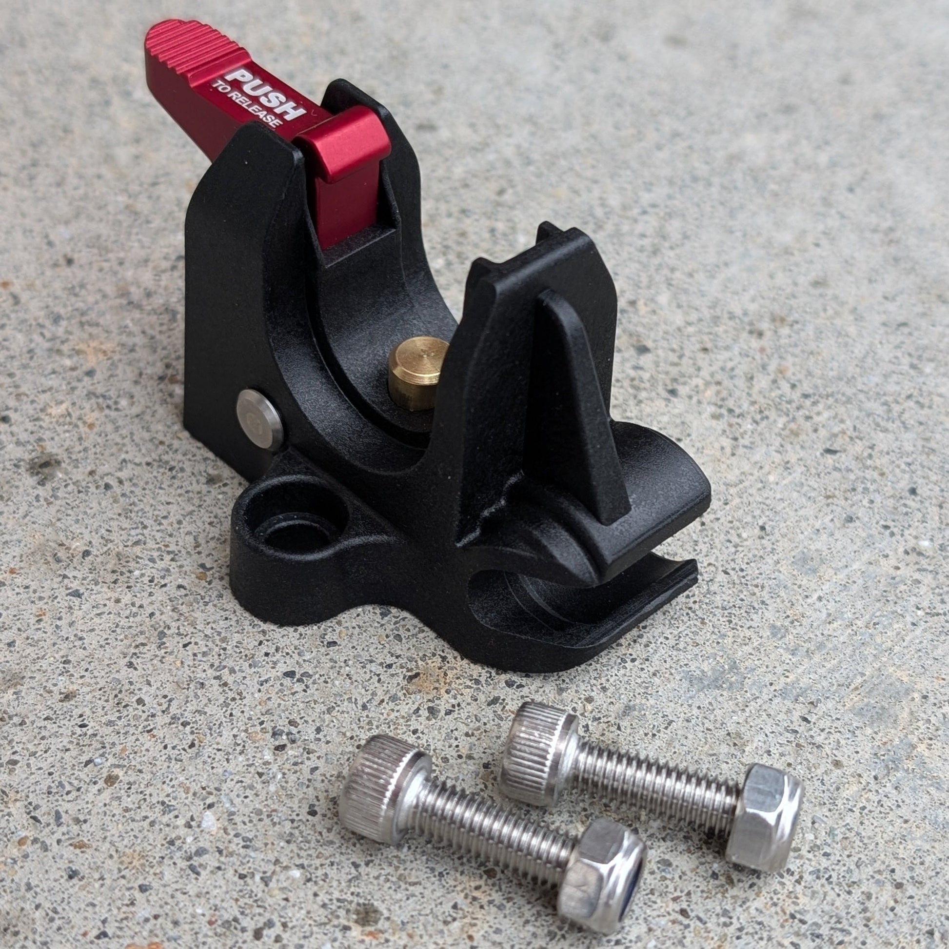 Side view of the APEX composite gauge snap mount
