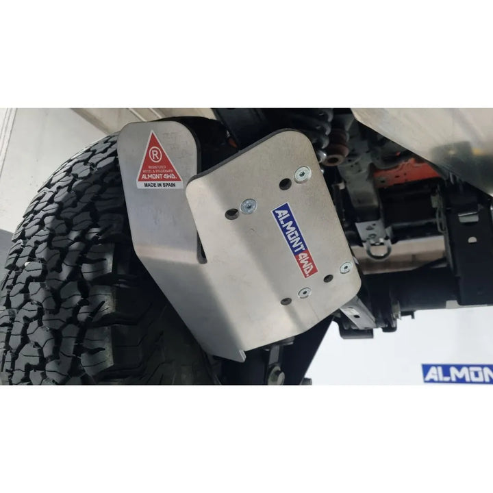 Almont Ford Bronco Raptor 2023+ Rear Shock Skid Plates (Pair)