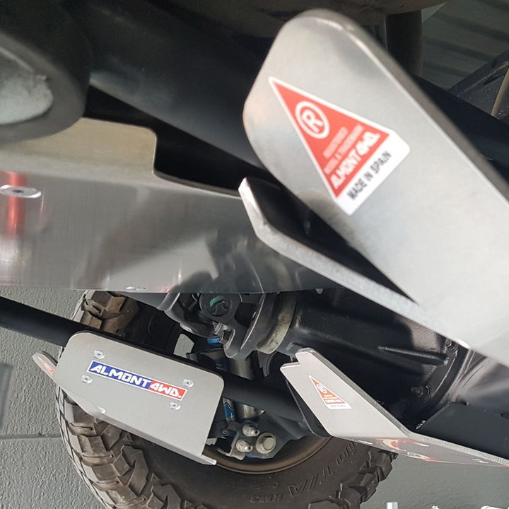 Almont Ford Ranger Raptor Rear Shock Dual Skid Plates