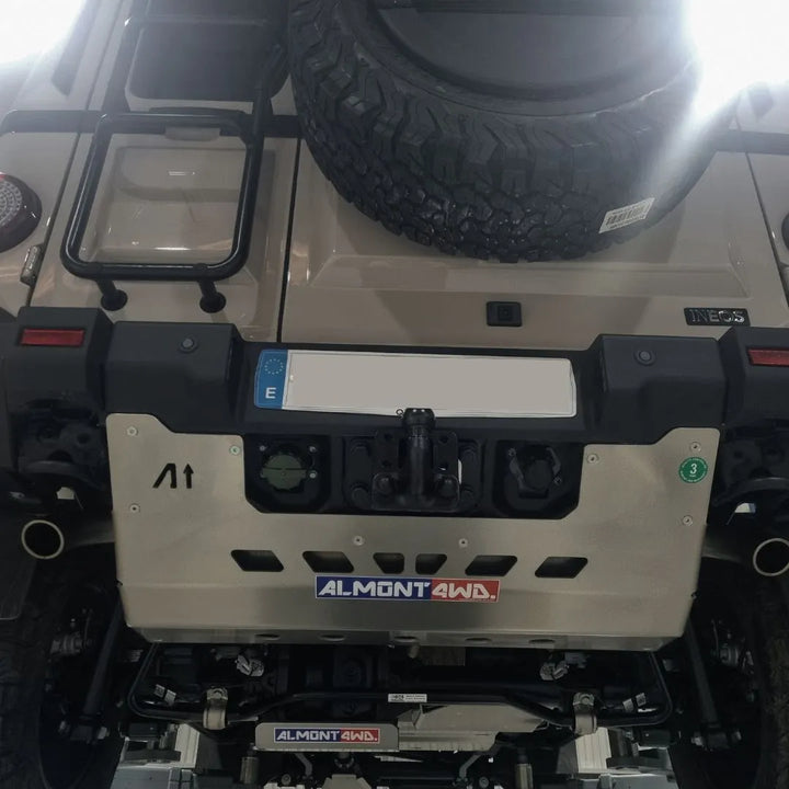 Almont Ineos Grenadier Rear Exhaust Skid Plate