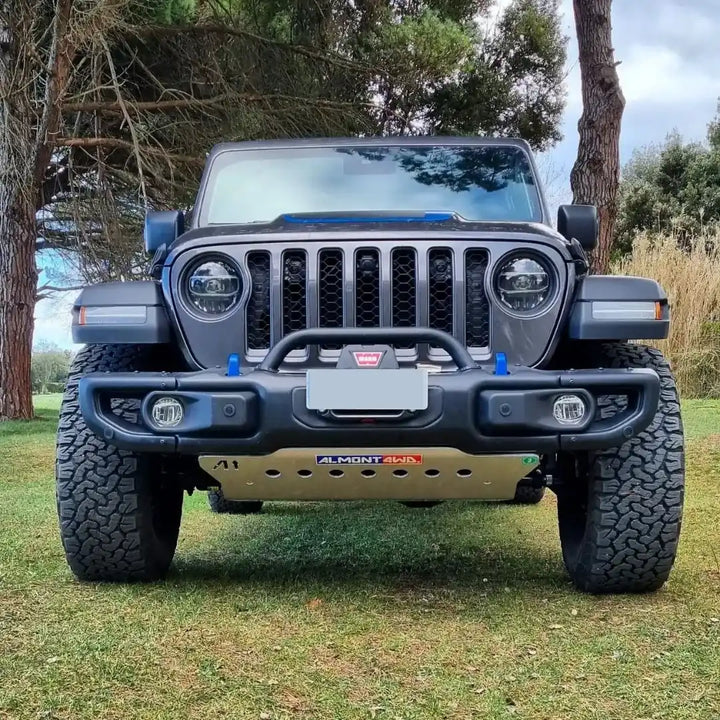 Almont Jeep Wrangler JL 4xe Front Skid Plate for Mopar 25th Anniversary Bumper