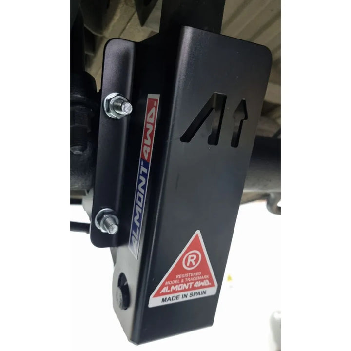 Almont Mercedes-Benz Sprinter W906 CDI 4x4, W907 4x4 and W907 VS30 4Matic Rear Shock Absorber Skid Plate 4mm Steel