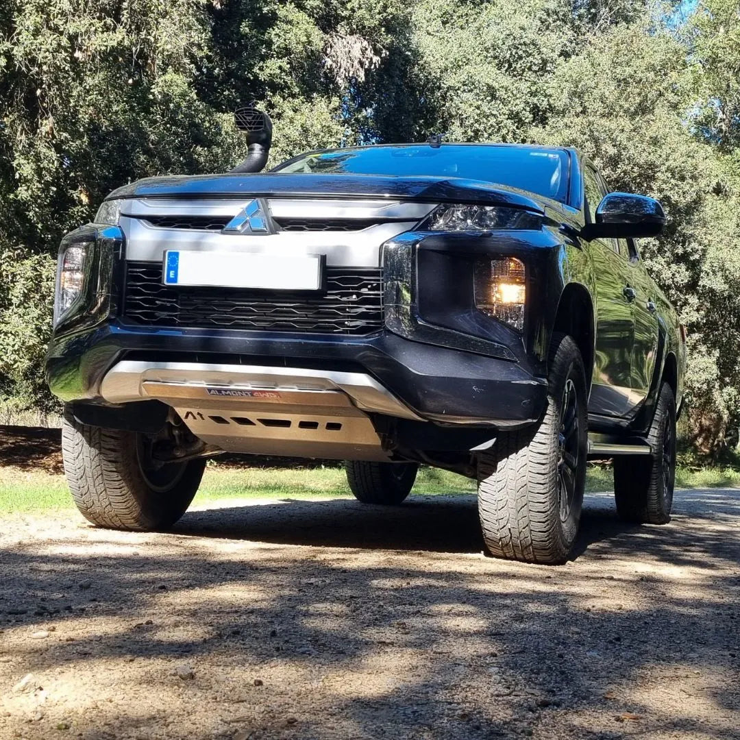 Almont L200 2.4 DID 2015-19 Front skid plate for original bumper HeavyDuty / L200 2.3 DID 2020+Front skid plate for original bumper HeavyDuty / FullBack 2.4 JTD Front skid plate HeavyDuty