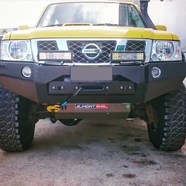 Almont Nissan Patrol GR Y61 2003-2010 Front Skid Plate for Original Bumper