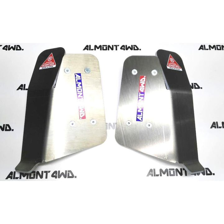 Almont Toyota Land Cruiser VDJ200 Rear Shock Skid Plates (Pair)