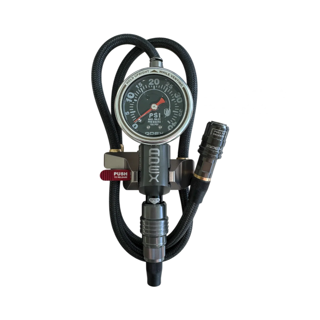 APEX Design USA Precision Tyre Inflator kit for off-road pressure control