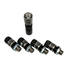 Close-up of the APEX RIV rapid inflation valve stem