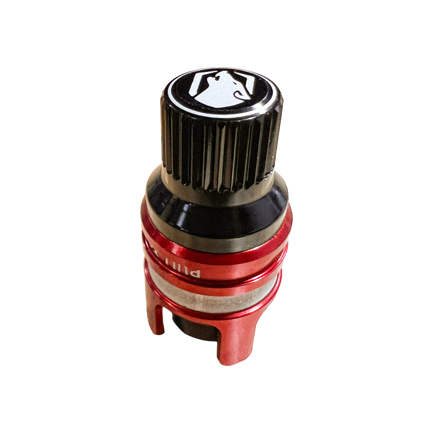 APEX RCV Schrader cap shown fitted to the valve