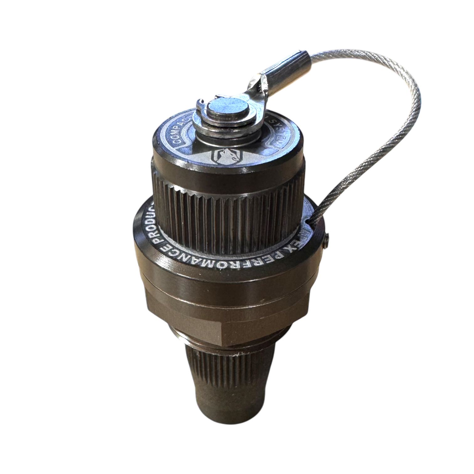 APEX Design USA flush panel mount fitting for 3/8 inch braided air line