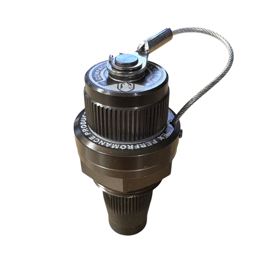 APEX Design USA flush panel mount fitting for 3/8 inch braided air line
