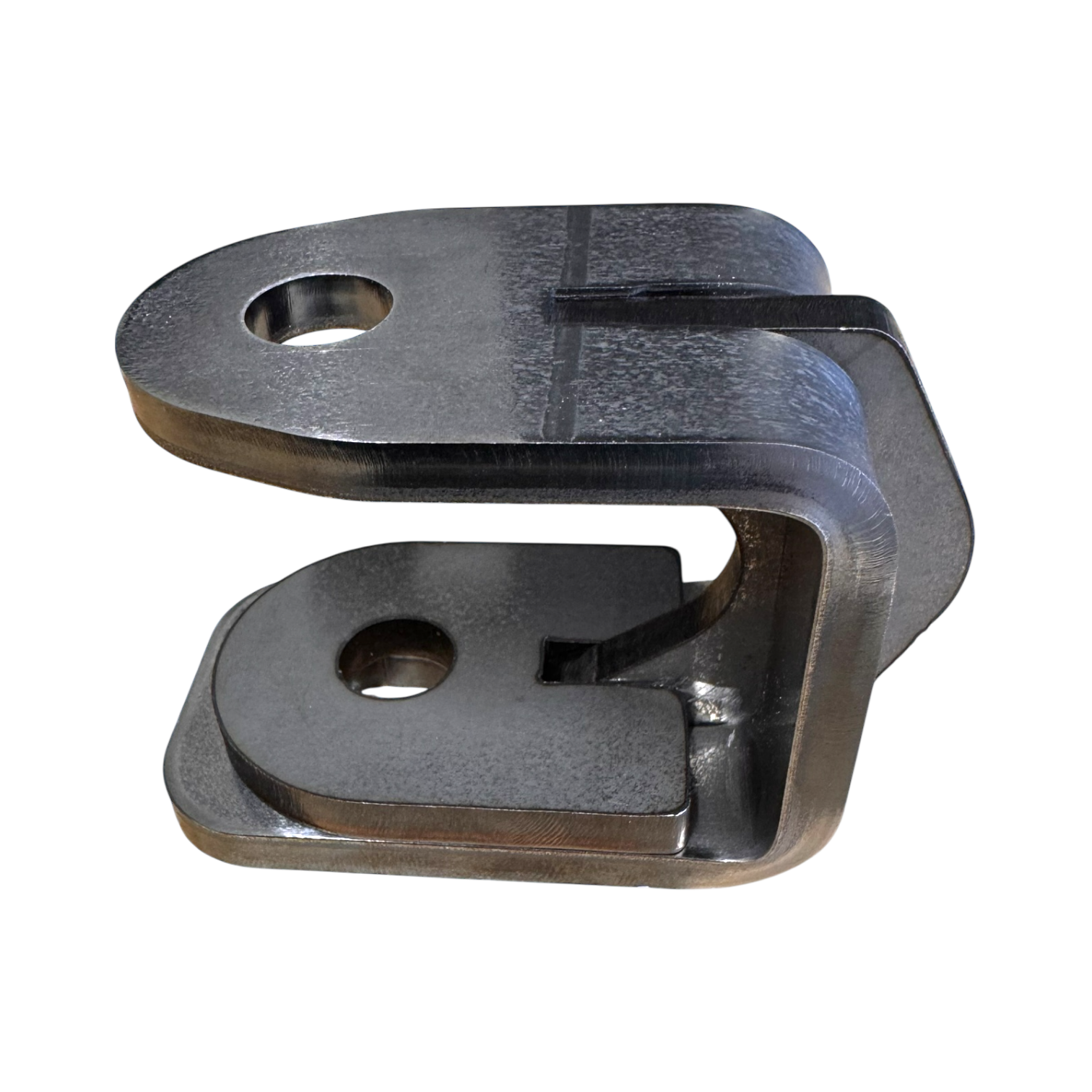 Side profile of the APEX double shear tie rod bracket