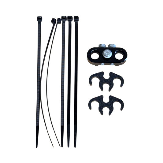 APEX Design USA TSR hydraulic hose mount bracket for the OE brake line bracket