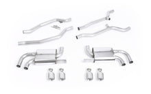 Porsche Cayenne 958 Turbo V8 (Pre-Facelift) - Non-Resonated (Louder) Cat-Back Exhaust System with Polished Cup Style Trims