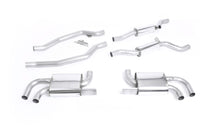 Porsche Cayenne 958 Turbo V8 (Pre-Facelift) - Resonated (Quieter) Cat-Back Exhaust System - Uses OE Tips