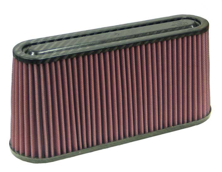 K&N Universal Air Filter - Carbon Fiber Top | RF-1050
