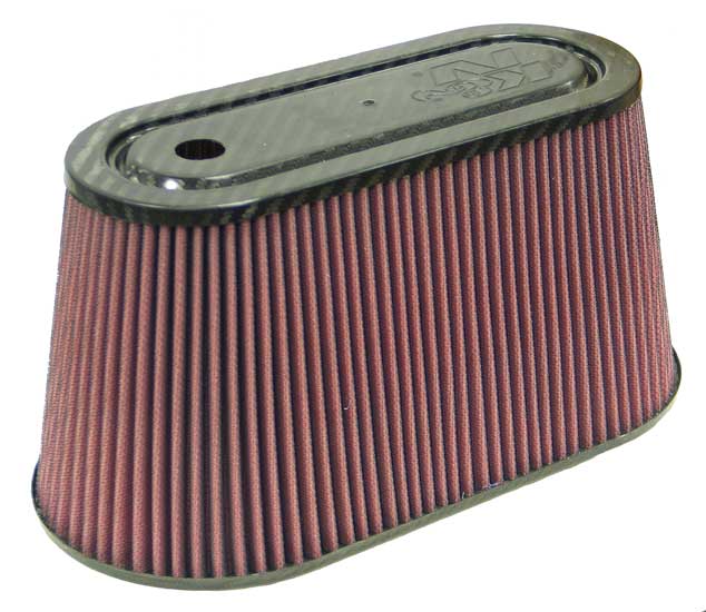 K&N Universal Air Filter - Carbon Fiber Top and Base | RP-5070