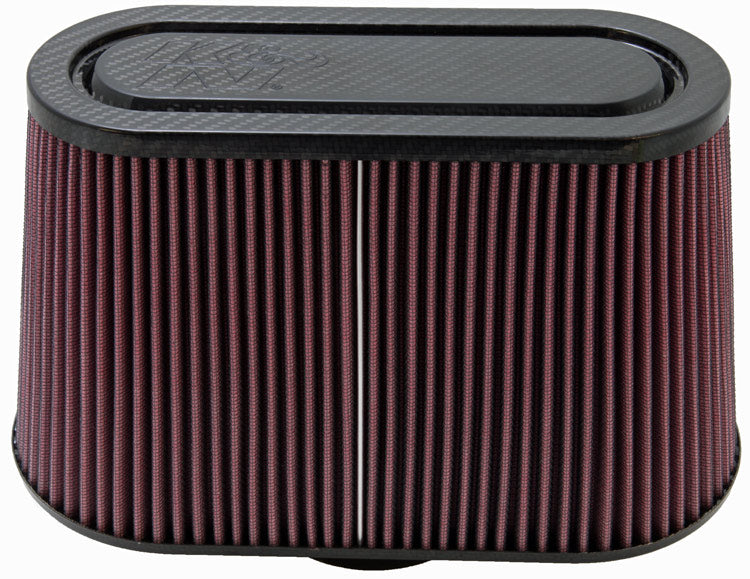 K&N Universal Air Filter - Carbon Fiber Top and Base | RP-5103