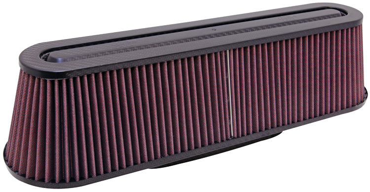 K&N Universal Air Filter - Carbon Fiber Top and Base | RP-5161