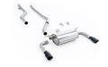 Race Non-Resonated (Loudest) Cat-Back Exhaust System with Black Cerakote GT-90 Trims (For M340i Valance)