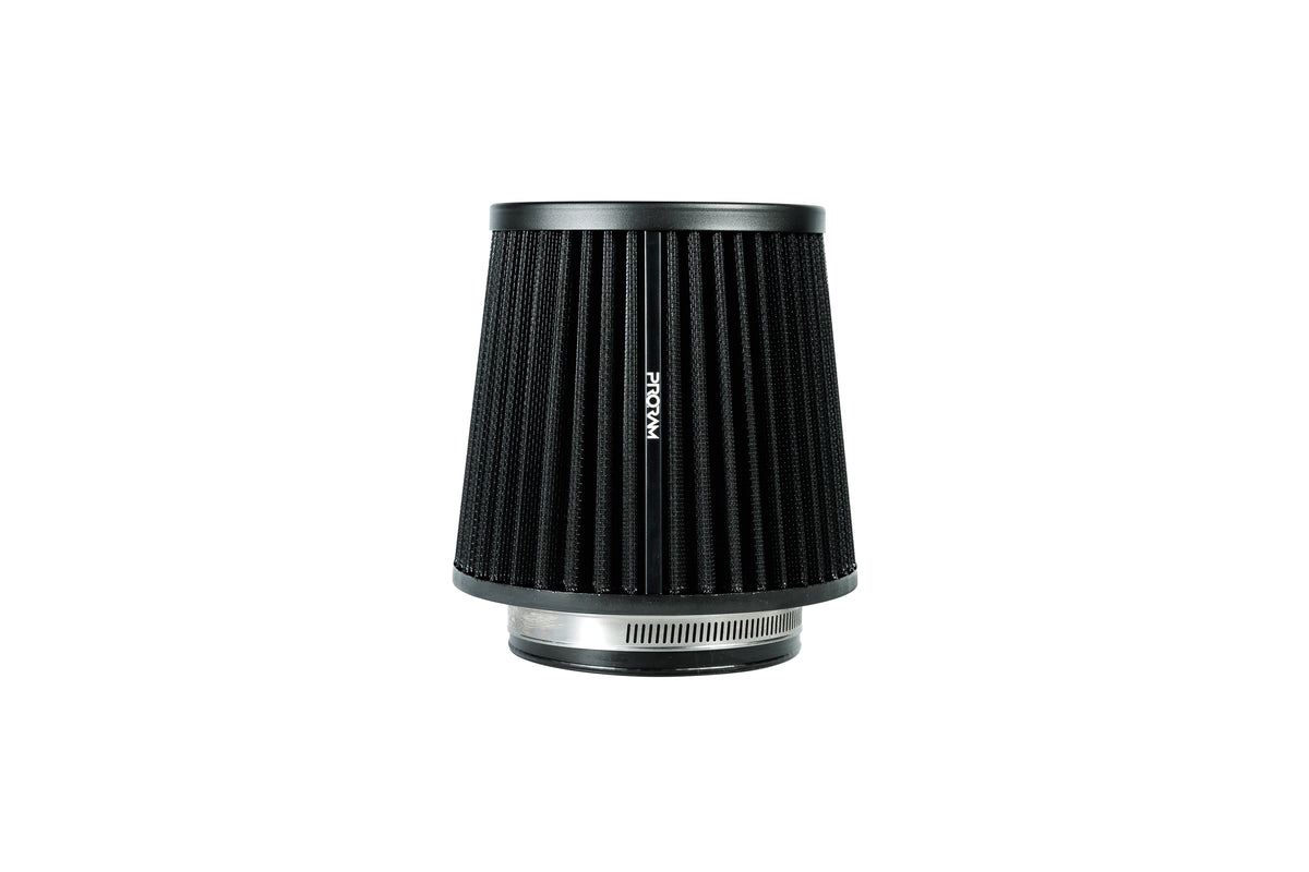 Ramair PRORAM Pleated Cone Air Filter - 102mm Internal | PR-CC-150-102-BK