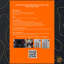 AutoVolt LED Grille DRL Piggyback Loom – Ford Ranger (Next-Gen 2023+) Plug & Play Wiring Harness