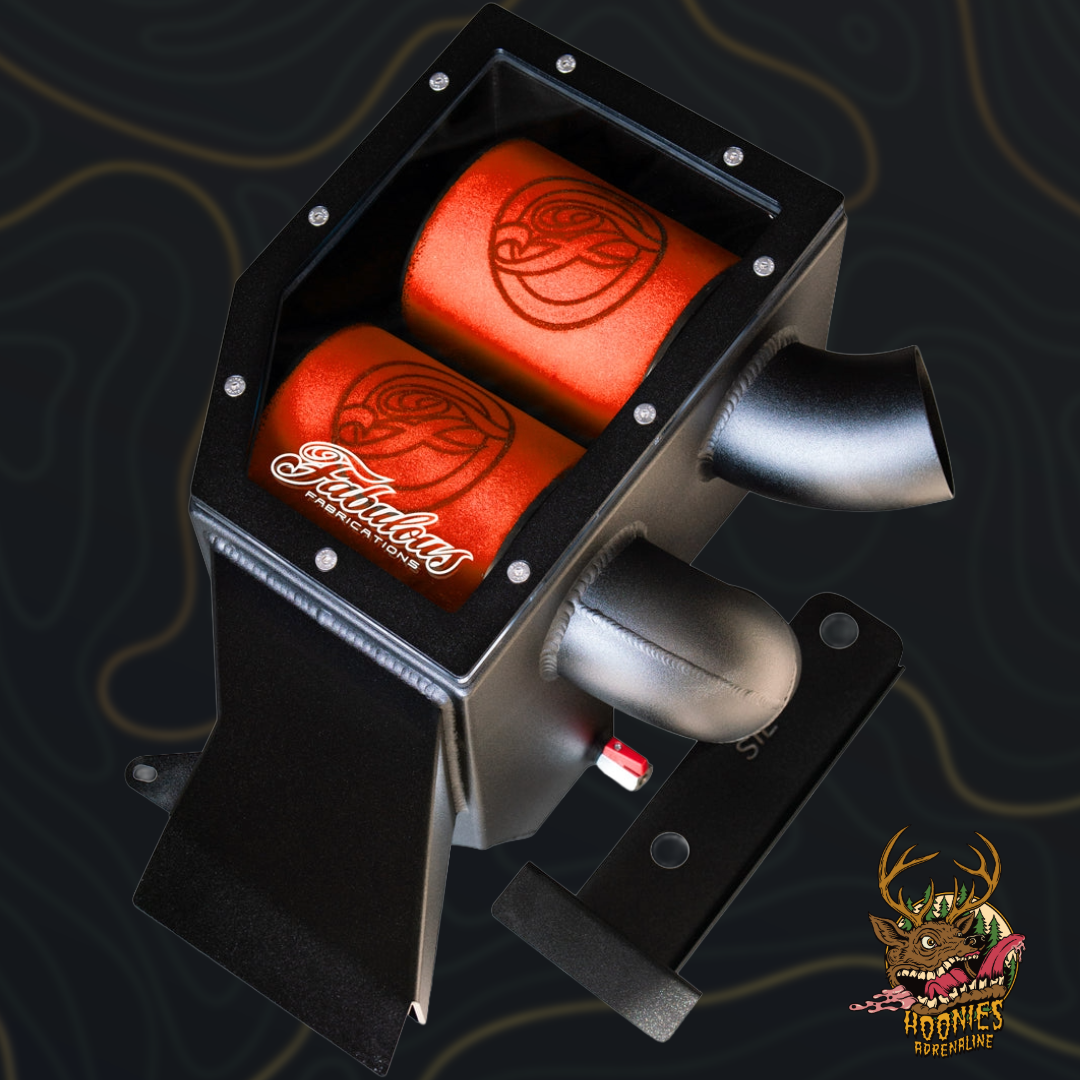 Fabulous Fabrications - Next-Gen Ford Ranger Raptor - Twin Intake Alloy Airbox Standard Inlet Location