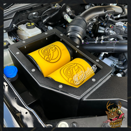 Fabulous Fabrications - Next-Gen Ford Ranger Raptor - Twin Intake Alloy Airbox Standard Inlet Location