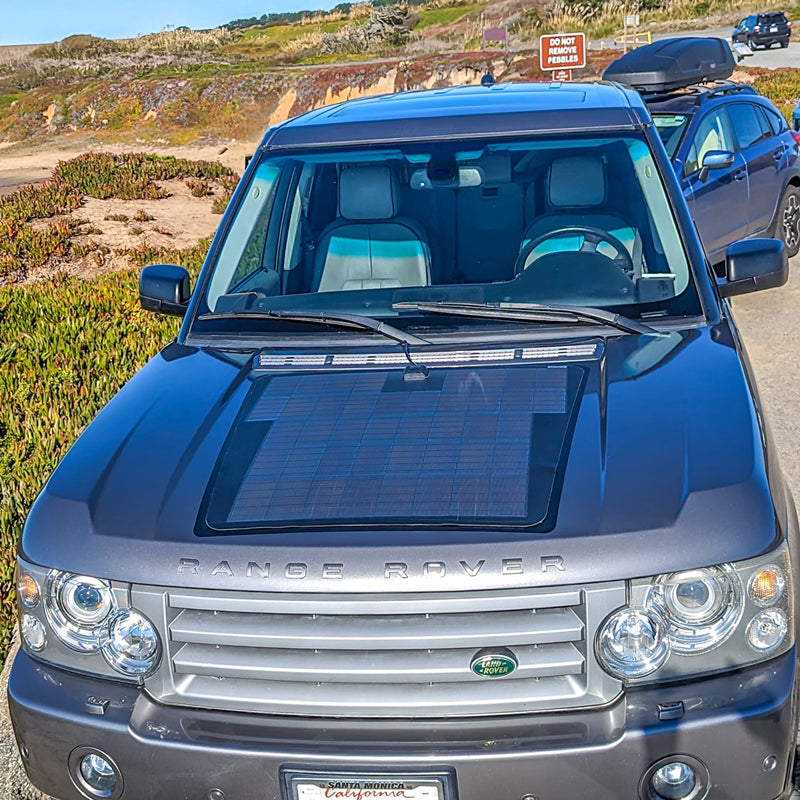 Range Rover L322 (2001-2012) Lensun 100W Hood/Bonnet Flexible Solar Panel