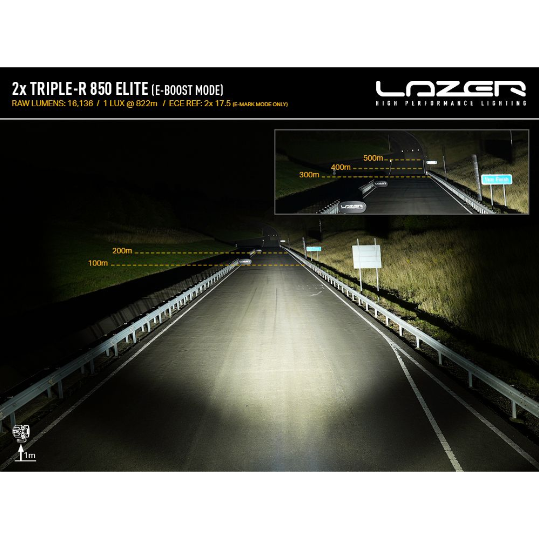 Lazer Lamps Triple-R 850 Grille Kit - Next-Gen Ford Ranger Raptor (2023+)