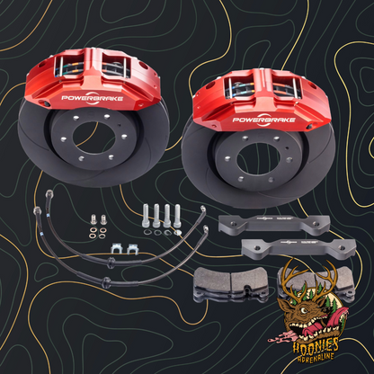 Powerbrake X-Line Big Brake Kit - Stage 1 - Jeep Wrangler 2007-2018