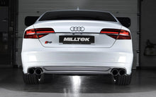 Audi S8 D4 Quattro - Resonated (Quieter) Cat-Back Exhaust System with Cerakote Black Trims