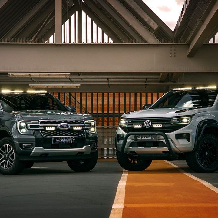 Lazer Lamps Roof Pod Kit - Glide LED for Next-Gen Ford Ranger, Ranger Raptor, VW Amarok (2023+) Lighting Upgrade