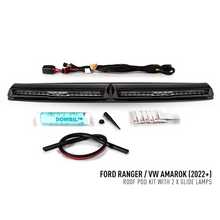 Lazer Lamps Roof Pod Kit - Glide LED for Next-Gen Ford Ranger, Ranger Raptor, VW Amarok (2023+) Lighting Upgrade