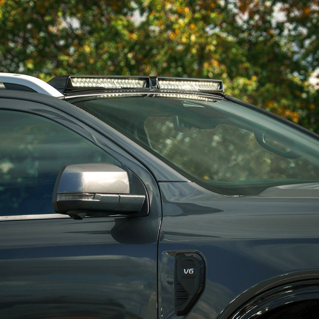 Lazer Lamps Roof Pod Kit – Glide LED for Next-Gen Ford Ranger, Ranger Raptor, VW Amarok (2023+) Lighting Upgrade