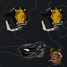 Baja Designs S1 Black LED Auxiliary Light Pod Pair – Universal Compact Off-Road Lighting