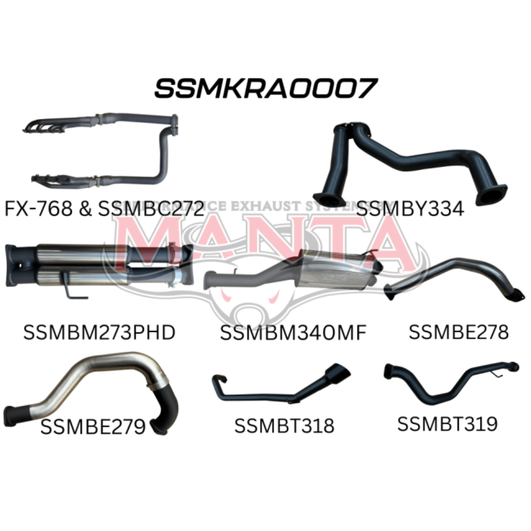 Manta Performance Exhaust - RAM 1500 DT 5.7L Hemi V8 Petrol 2020+